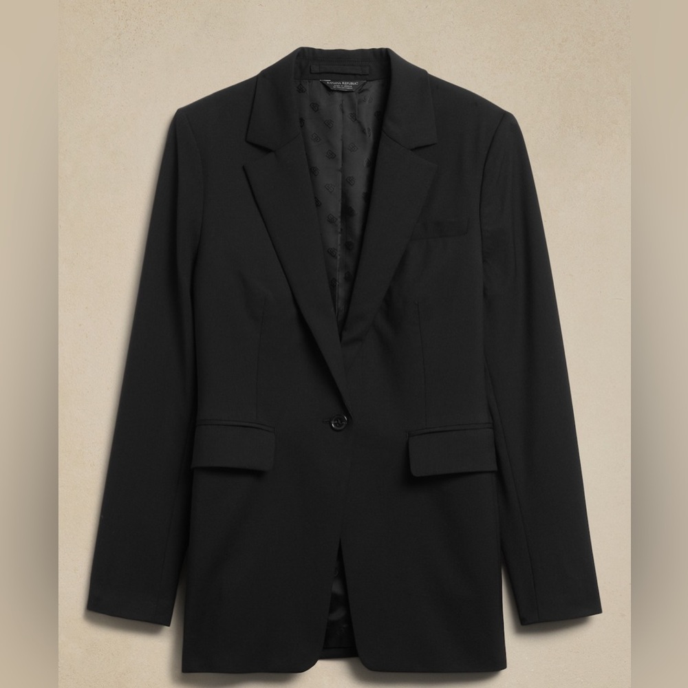 Black stretch Banana Republic Blazer